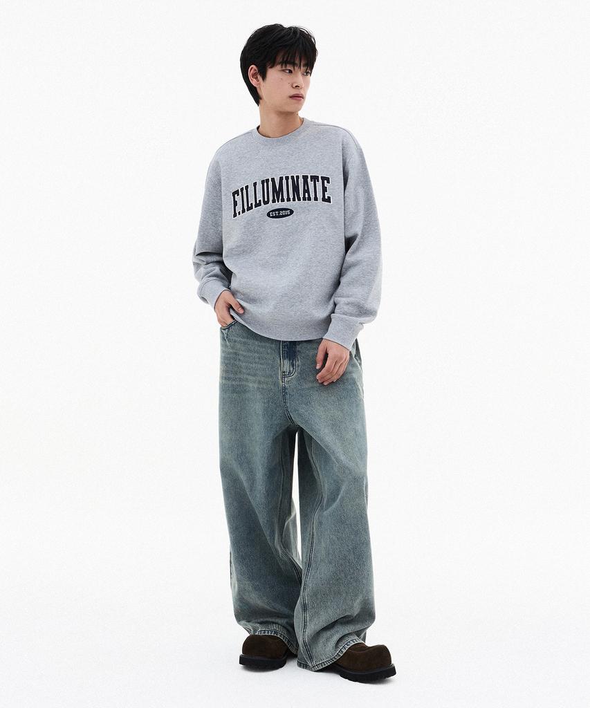 FILLUMINATE Oversized Arch Logo Sweatshirt - 3 Colors