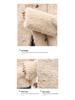 Women's Wool Fur-Trim Coat - Autumn/Winter, Casual Loose Fit, Stand-Up Collar, Single-Breasted (HE8835)
