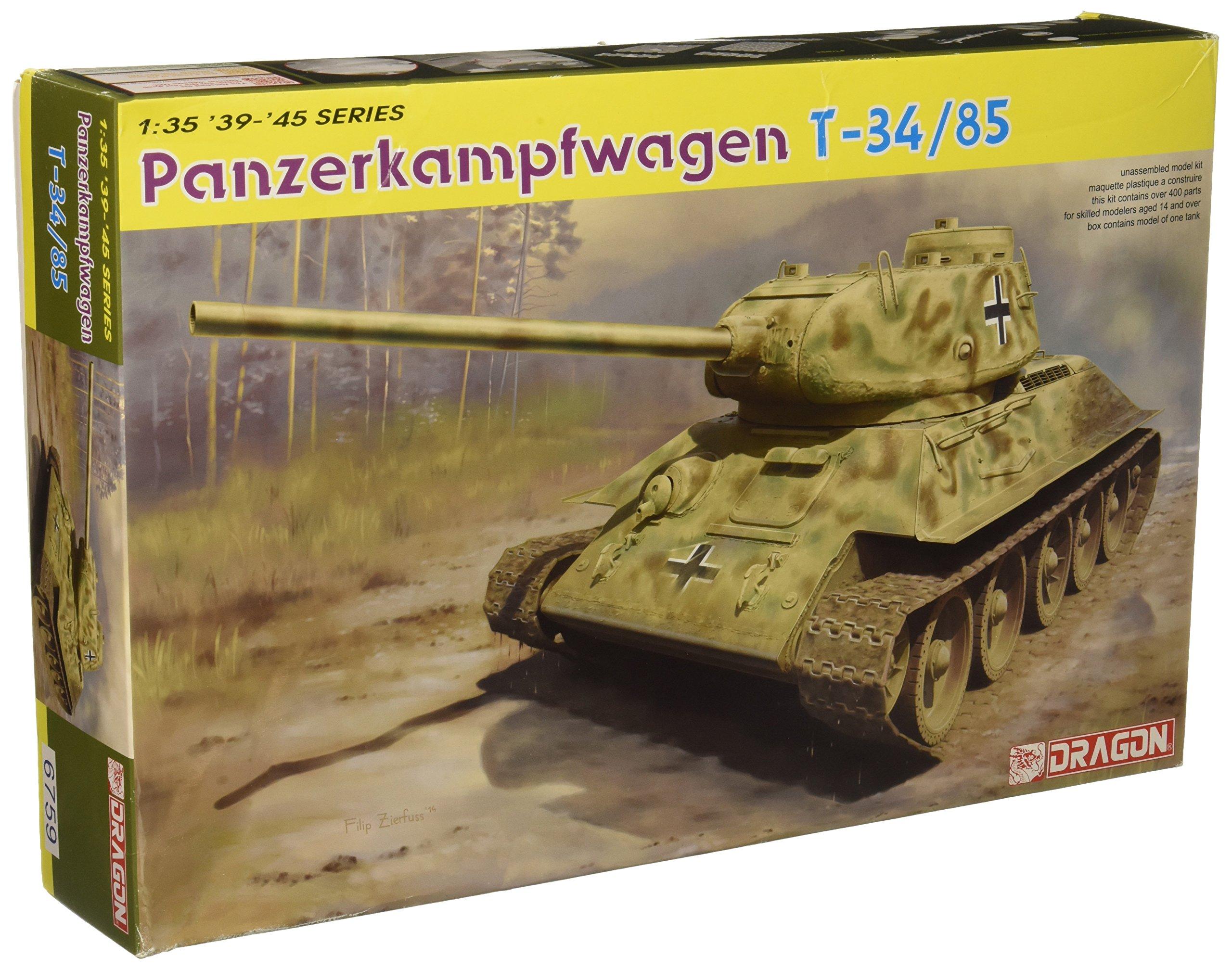 

Захоплений танк німецької армії Dragon 122-го заводу 1944 р. Виробнича модель Пластиковий набір моделей CH6759 1/35 WW.II T-34/85