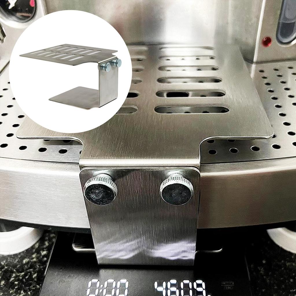 Stojak do ważenia kawy z regulacją wysokości Stojak ochronny Podstawa antypoślizgowa Uchwyt do ważenia ekspresu do kawy Akcesoria dla baristy