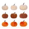 Halloween Pumpkin Decorations Nordic Pumpkin Figurine Sculptures Ornament Decorative Pumpkin Table Centerpieces Gift
