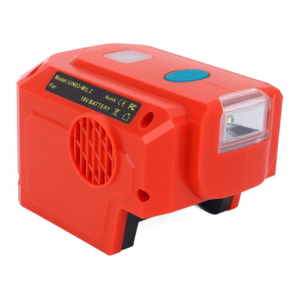Cordless Power Inverter 200W AC Outlet Type C and USB Port 18V Battery Powered Power Inverter With LED Light for 48 11