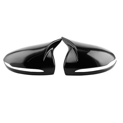 For Mercedes Benz W205 W213 W222 Gloss Black Horned Style Side Rear View Mirror Cover Trim A0998110122 A0998110222 Accessories