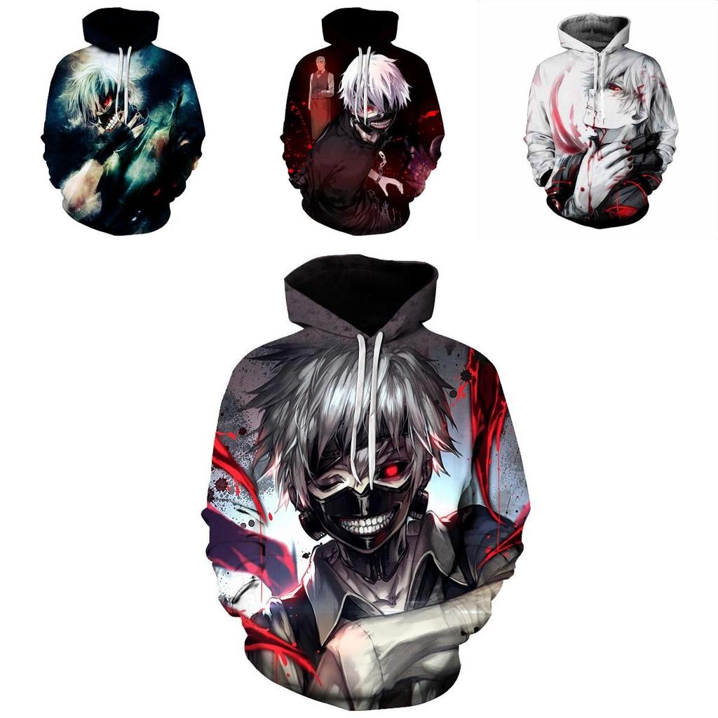 Brin Sweatshirt Unisex Tokyo Ghoul Cosplay Sweater Capuche Sweat Pullover Hoodie