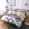 Bohemian Bedding Set Boho Flowers Duvet Cover Exotic Nationality Pillowcases Queen King for Woman Couple Bedroom Decorations