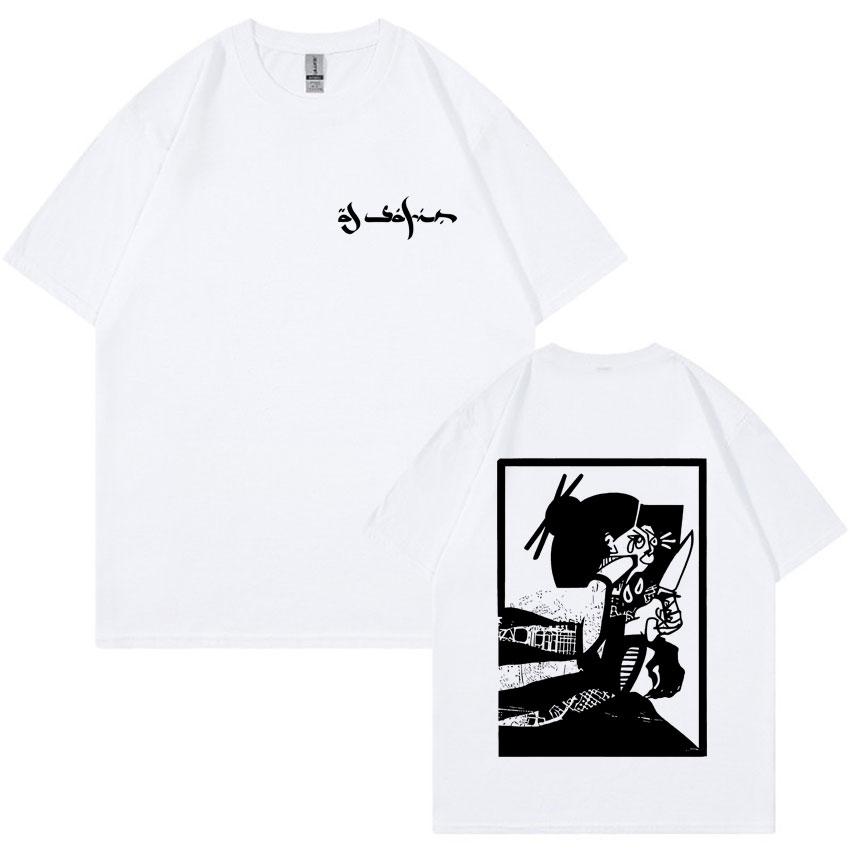 2025 Rapper Al Safir 2025 Trendy Graphic Tshrit Unisexs Oversized Short Sleeve Hip Hop Tide Tshirts Casual Style Y2K Cozy T Shirt U