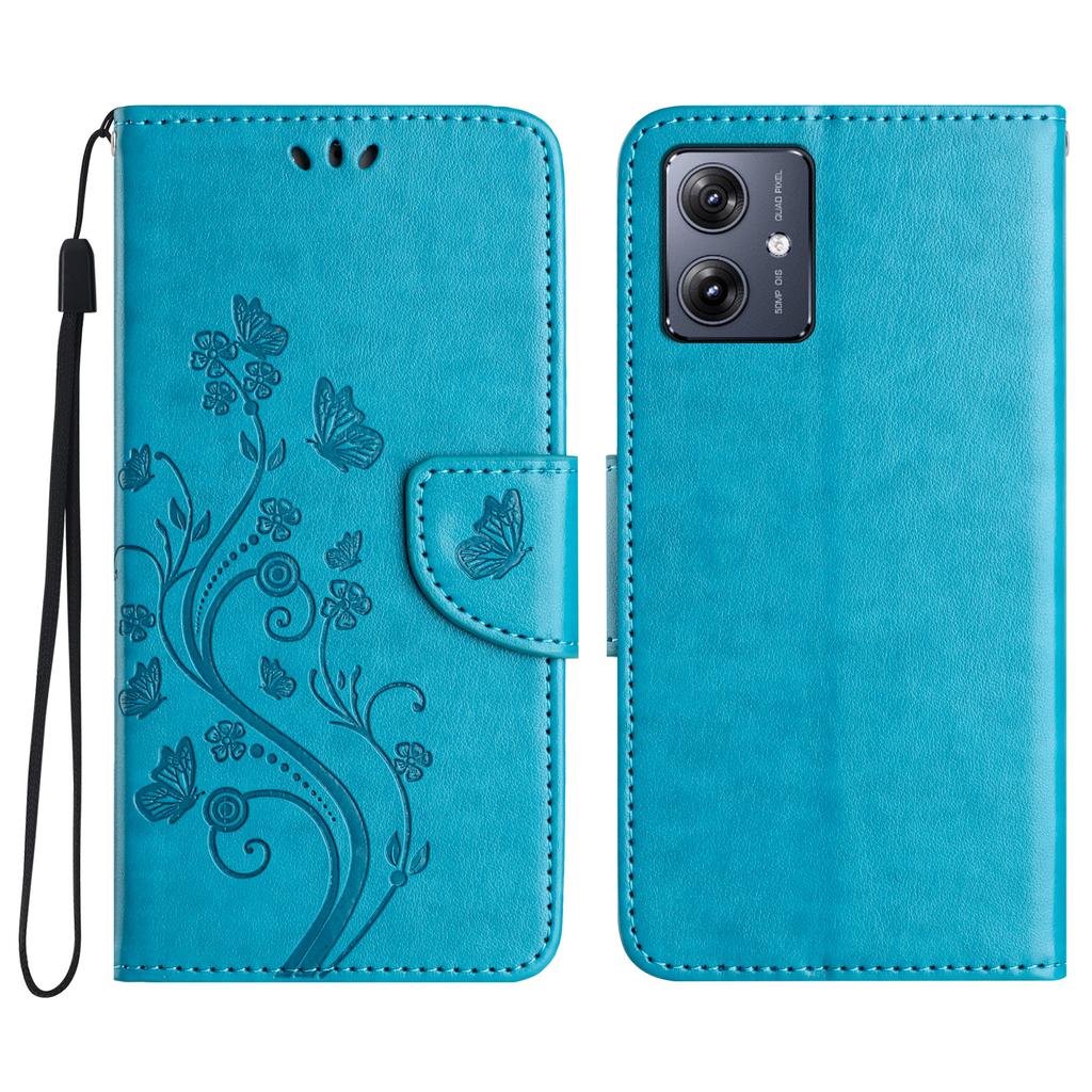 For Samsung Galaxy A06 4G Case Imprinted Mini Butterfly Leather Wallet Phone Cover