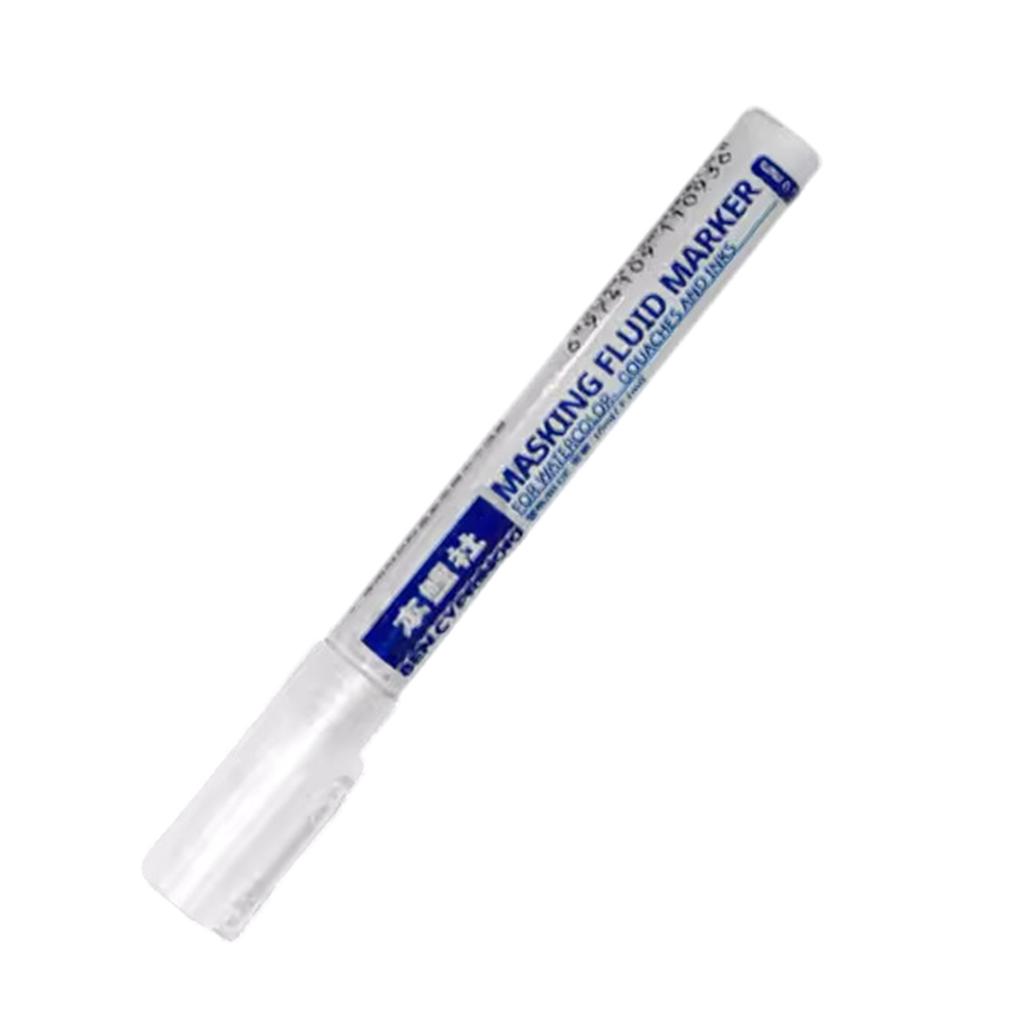 White/Blue Watercolor Masking Fluid Mark Pen 0.7/3mm Masking Fluid Marker Art Supplies Perfect for Artists Students