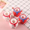 1/12PCS Pop Up Christmas Squeeze Cup Fidget Toys Stress Relief Santa Claus Squeeze Ball Sensory Toys Christmas Gifts for Kids