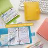 Double Hole Loose-leaf Notebook Horizontal Line Index Stickers Creative Journal Planner  Students