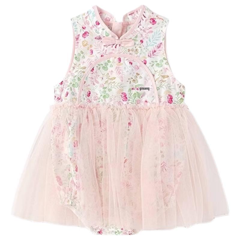 Balabala Baby Girl Summer Sleeveless Bodysuit 80