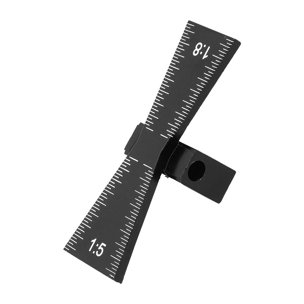 Aluminum alloy dovetail tool, woodworking tool, dovetail ing connecting rul 1:5 1:8, sturdy and stable, easy to use, tilt