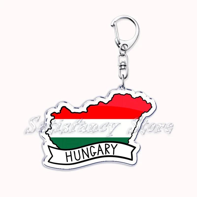 France Scotland Country Maps with Name Acrylic Keychains Keyring for Accessories Bag Pendant Key Chain Ring Jewelry Friend Gifts