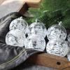 6 Pieces Christmas Baubles Hollow Pendants Decor Shatterproof for Home