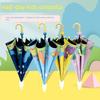 Children's Umbrella Boys and Girls Children Kindergarten Princess Umbrella Rain Or Shine Dual-Use Primary School Student Waterproof Cover Writable