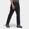 Adidas Logo Print Casual Tapered Pants Men Bottoms Black IC4370