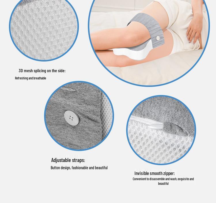 Memory Foam Leg and Knee Support Pillow for Bedridden Patients and Pregnant Women