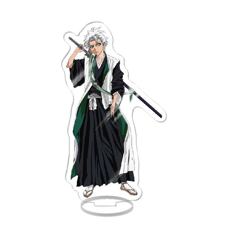 Hot Anime Bleach Figure Kurosaki Ichigo Urahara Kisuke Aizen Sousuke Cosplay Acrylic Stand Model Plate Desk Decor Standing Sign