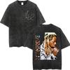 Vintage Washed Rapper Lil Wayne Graphic T Shirts Men Women High Quality Fashion Oversized Tshirts Summer Casual Cotton Tshirt