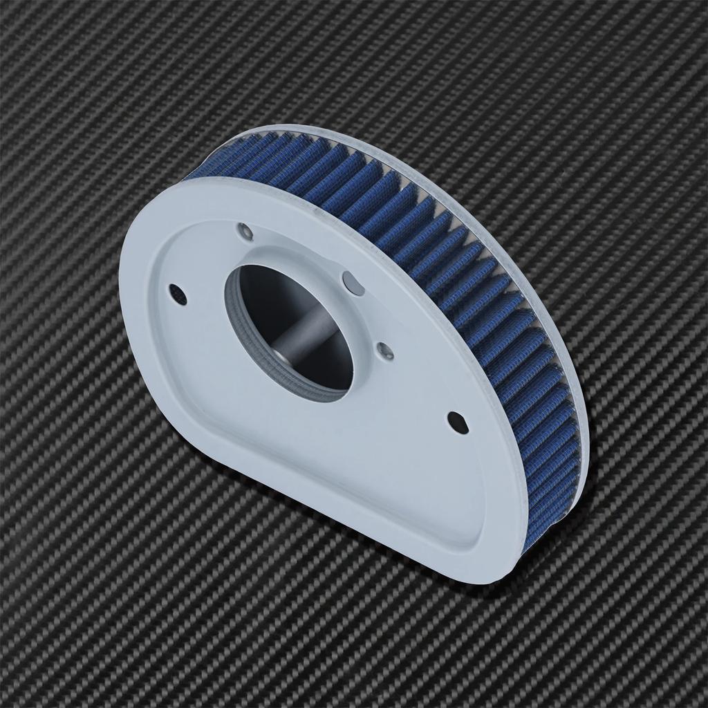 Motorluchtfilter Inlaat Blauw Element Reiniger Voor Harley Touring Road Glide Softail Classic Breakout Fat Boy Dyna Low Rider