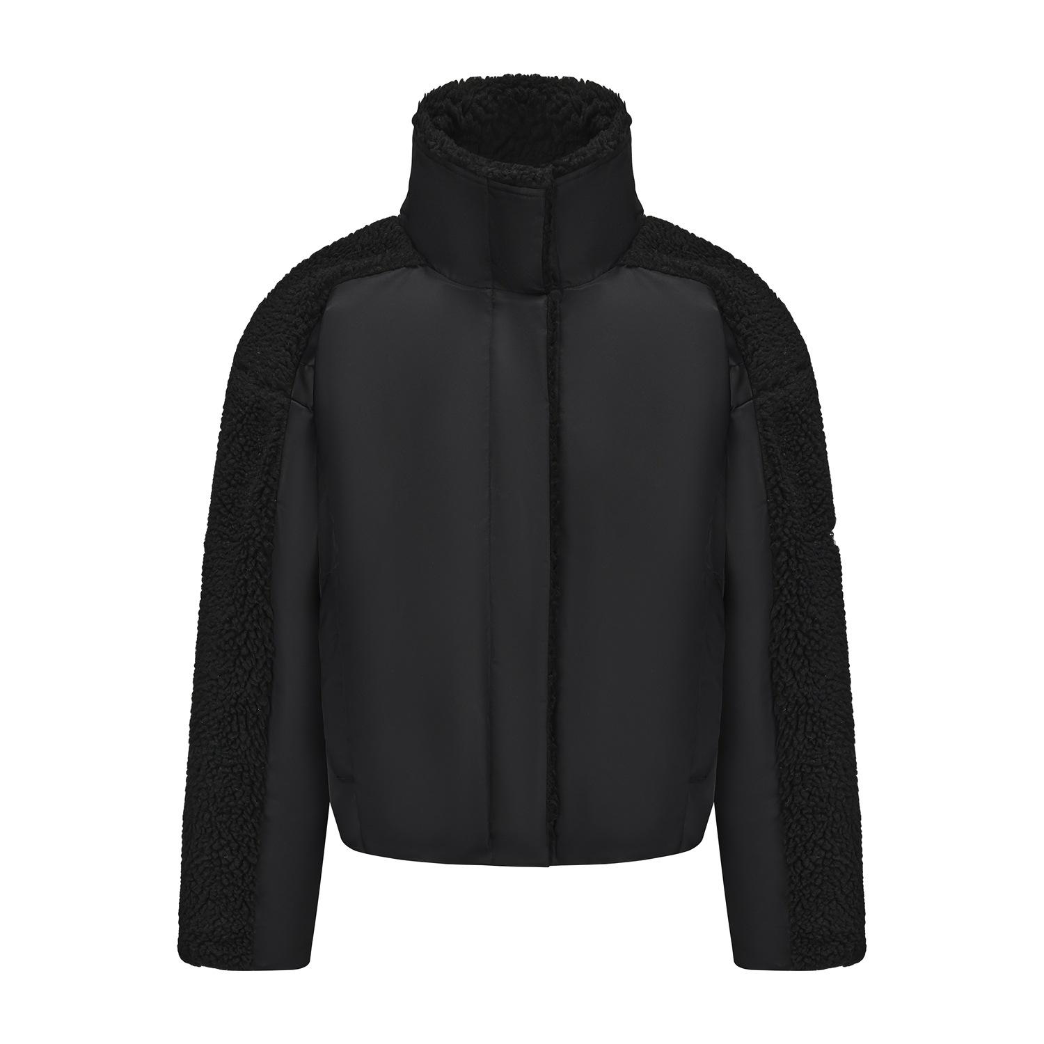 

Зимняя женская ретро свободная повседневная универсальная куртка из овечьей шерсти с длинными рукавами для женщин S