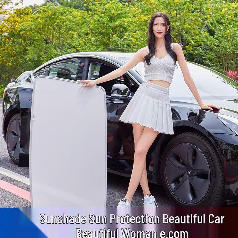 Xiaopeng Sunroof Sunshade: Ice Crystal Heat Insulation Foldable Model