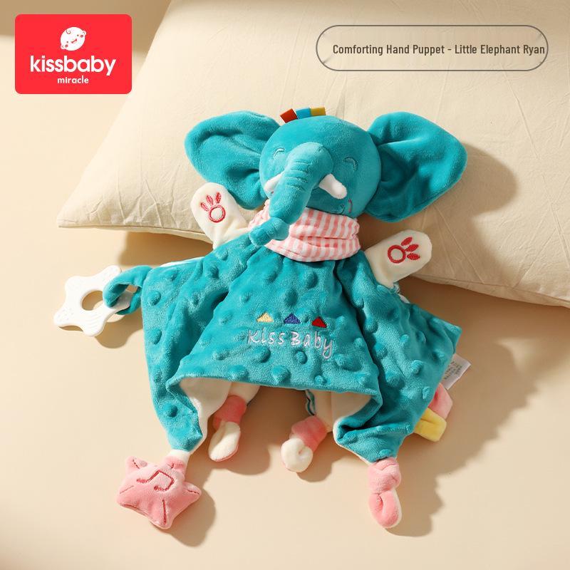 

Плюшевая игрушка для успокоения младенца с прорезывателем и пособием для раннего развития 20cm