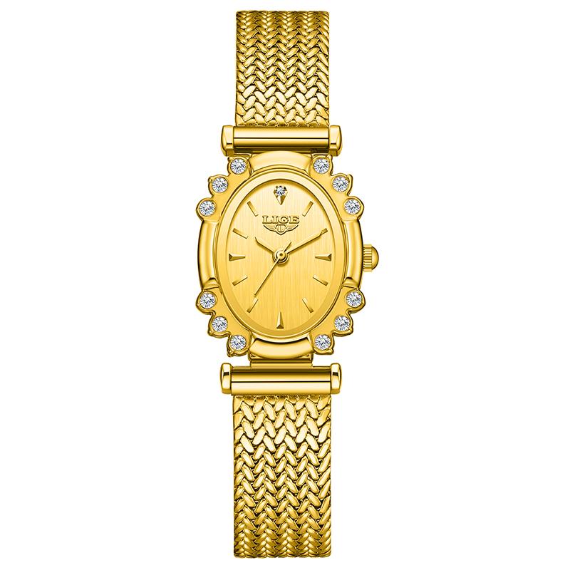 LIGE 2025 New Women Watch Simple Fashion Waterproof Quartz Ladies Watches Ultra-Thin Mesh Women's Bracelet Watch