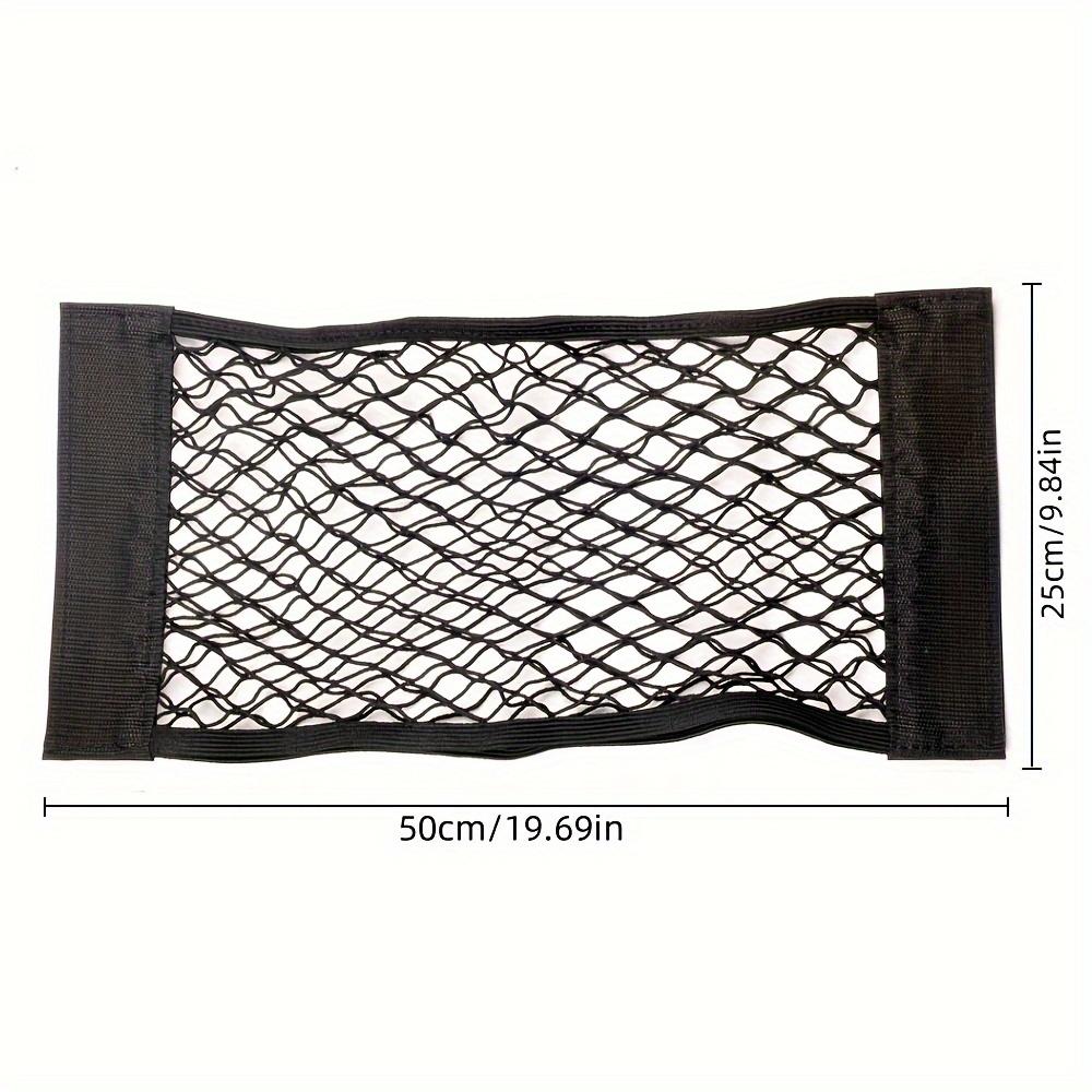 5 Größen Auto Rücken Rückseite Kofferraum Sitz Elastisches Schnurnetz Magischer Aufkleber Netz Aufbewahrungstasche Tasche Käfig Auto Organizer Sitzrückentasche