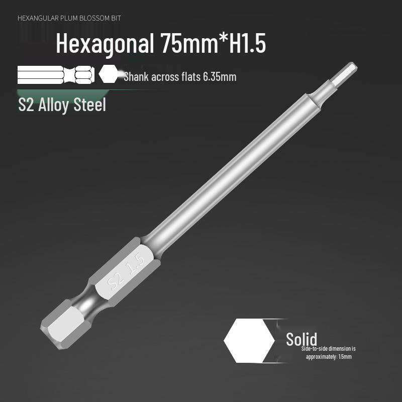 Alloy Steel Magnetic Hexagon Electric & Air Screwdriver Bit Set