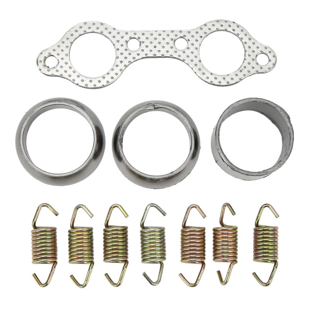 Exhaust Gasket Spring Rebuild Kit 3610047 Strong Sealing Low Noise Replacement for Polaris Sportsman 700 600