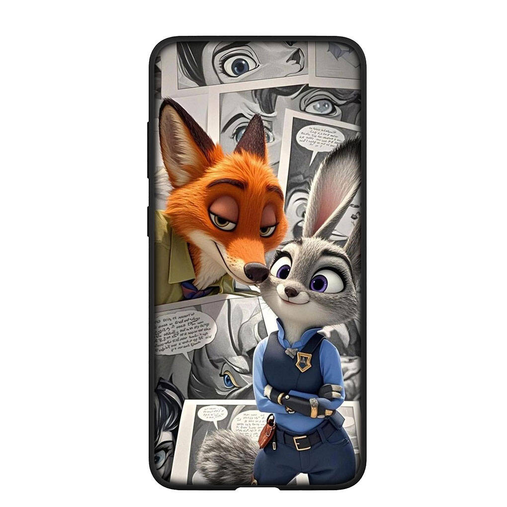 Phone Case for iPhone 17 16 15 Plus Huawei P30 P20 Lite Y9 Redmi Note 14 12 11 13 Pro Max OPPO A60 A80 A40 A18 Nick Garys Judy Comics Zootopia 2 Cover