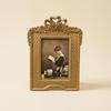 Tabletop Picture Frame Vintage Resin Ornate Design for Desk, Shelf