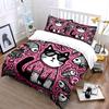 Cool Cat Outfit For Summer Vibes Exquisite Three-Piece Bedding Set Gift For Kids And Adults