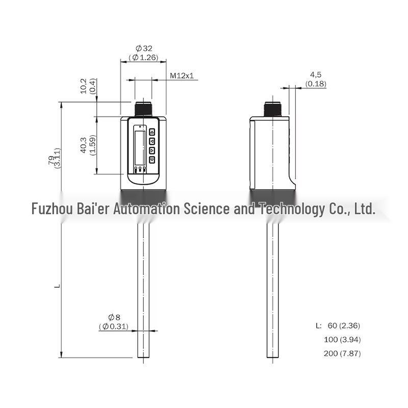 Brand New Original SICK Flow Sensor FTS-I100F14A, Calorimetric Measurement, Model 1091144. FTS-I100F14A