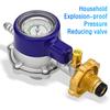Home Use Tanks Pressure Regulator With Gauge Safe Explosions Proof Valves Low Pressure Valves For Cooking