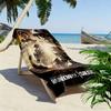 R6S Print Beach Towel, Large Soft Quick Dry Towel for Beach Camping Swimming