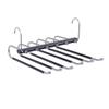 Multifunctional Stainless Steel Non-Slip Folding Pants Rack – Multi-Layer Storage Hanger