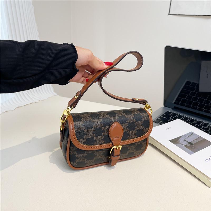 

Autumn 2025 Monogram Crossbody Underarm Bag for Women 25CM x 10CM x 15CM