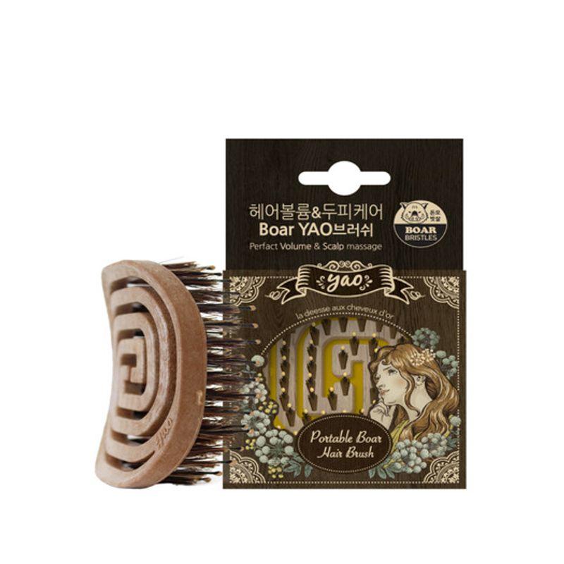 Portable Wood Boa Brush