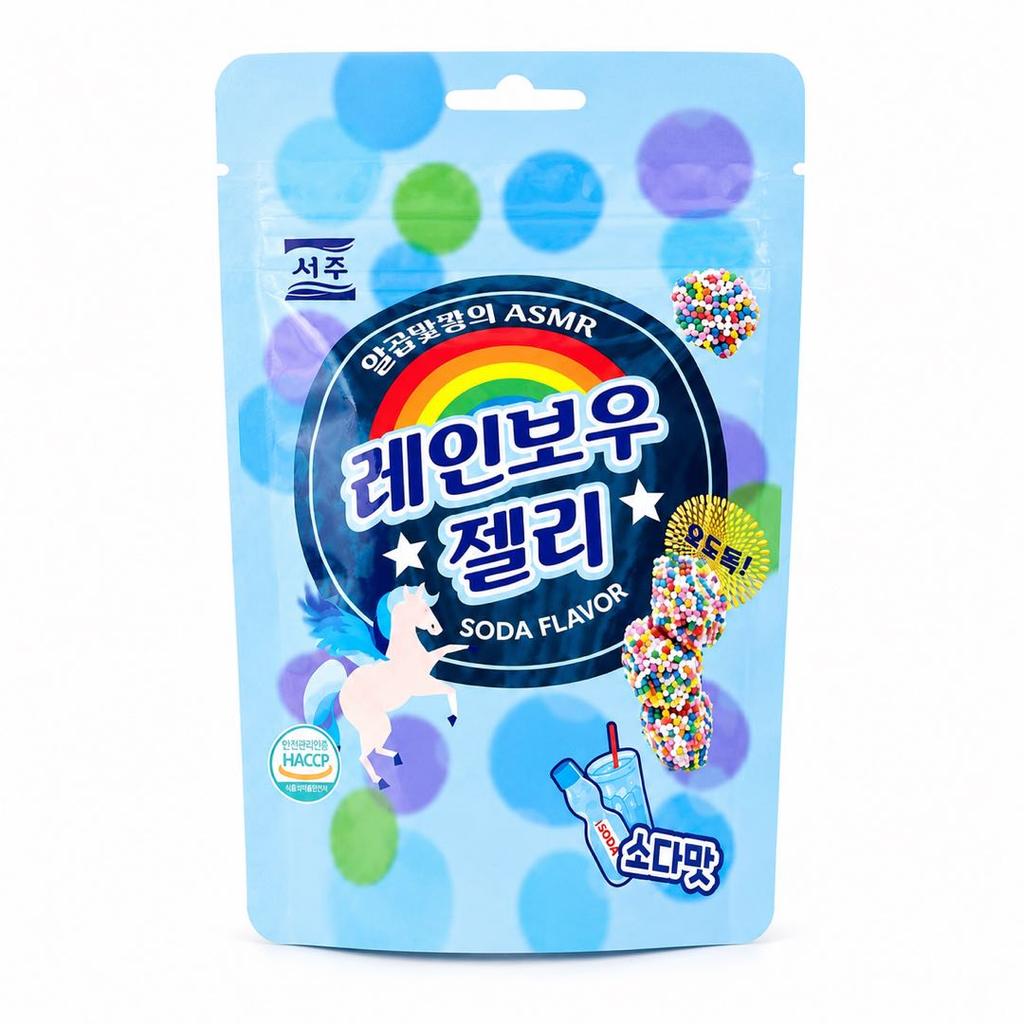 SEOJU Rainbow Soda Flavored Gummies 46g