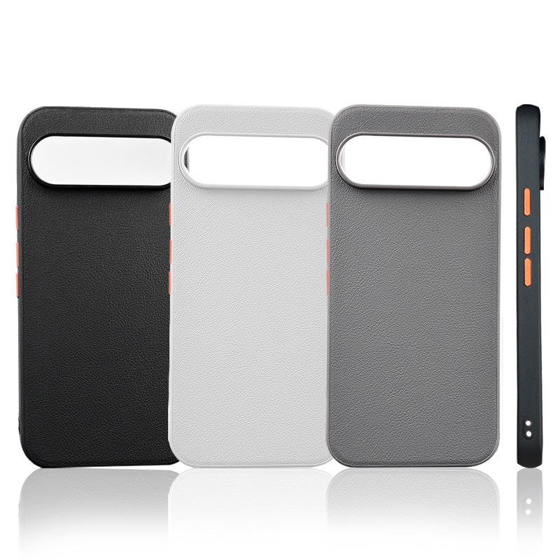 Google Pixel 10 Pro PU Leather Magnetic Case with Independent Buttons