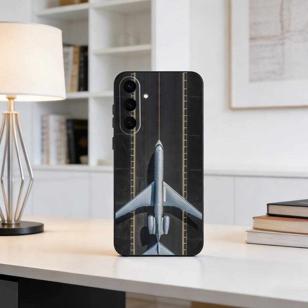 Airplane Plane  Phone Case For Samsung Galaxy A73,A72,A71,A70,A52,A51 Others Soft Black Cover