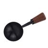 Coffee Scoop Vintage Bean Tea Measuring Spoon Retro 304 Stainless Steel Short Wooden Handle Kitchen Utensil for Serving