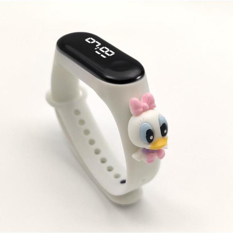 Boys Girls Cute Cartoon Electronic Watch Kdis Children Sport Wristwatch