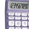Handheld Mute Mechanical Calculator 12 Digits 14.8x9.3cm Ergonomic 18 Degree Tilt Screen for Office