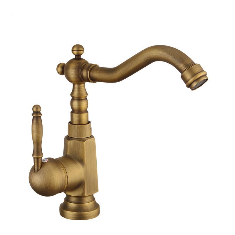 

Gold Basin faucet Antique Bronze bathroom faucet Deck Mounted Black Kitchen Faucet sink tap Hot Cold Chrome basin Tap Brass