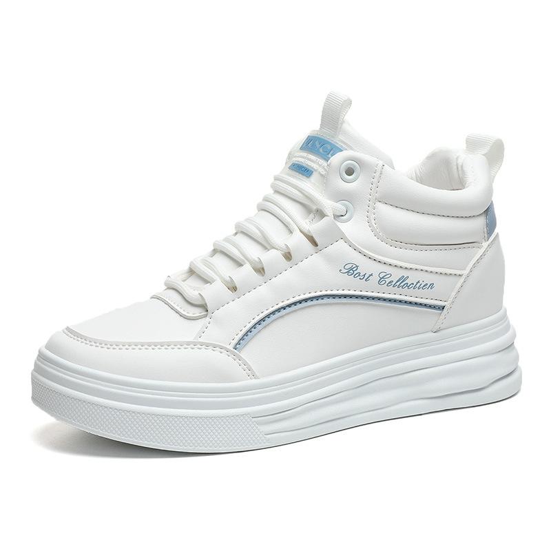 Summer New High-top Female Ins Student Platform Casual Running Board Shoes Female