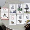 New York Lenormand Balíček – Historický 36karetní Věštecký Balíček 9*6cm Styl Vintage Kartomantické Karty Dvojitě Ražené
