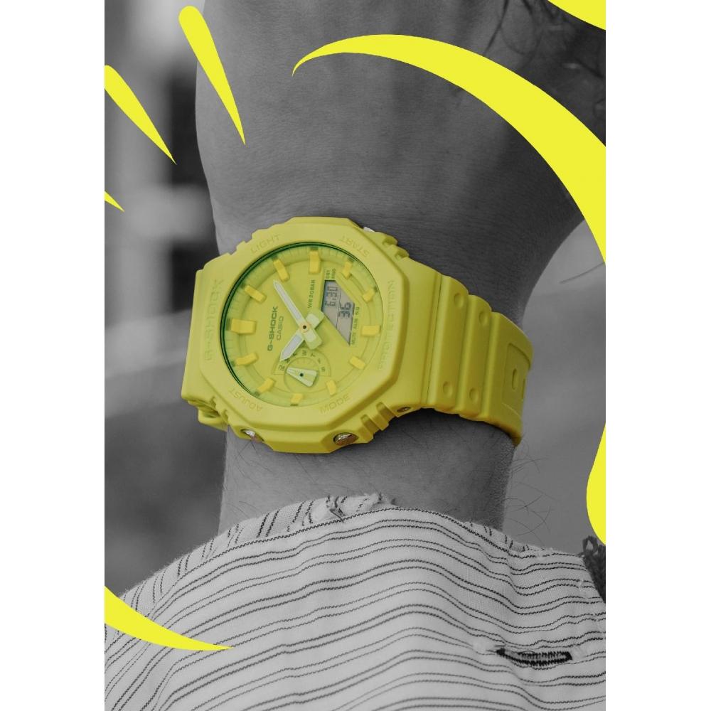 [Casio] Watch G-ShockTONE-ONTONE Series GA-2100-9A9JF Men's Volt Yellow